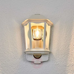 Steinel Lampa ścienna z czujnikiem L 190 biała - Lampy ogrodowe - miniaturka - grafika 3