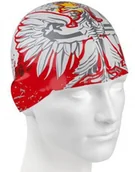Pływanie - Mad Wave poland swim cap biało/czerwony - miniaturka - grafika 1