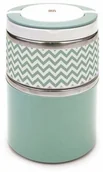 Lunch boxy - Iris Pojemnik na lunch Solid 900 ml stal szlachetna zielony 8342-I - miniaturka - grafika 1