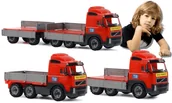 Samochody i pojazdy dla dzieci - Wader QT Volvo z burtami i pzyczepą - miniaturka - grafika 1