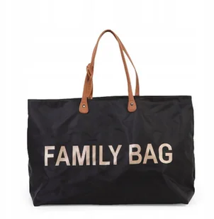 Childhome Torba Family Bag Czarna - Torby i organizery dla mam - miniaturka - grafika 4
