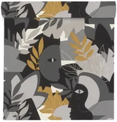 Tapety - Rasch Tapeta 464849 szara winylowa na flizelinie - miniaturka - grafika 1