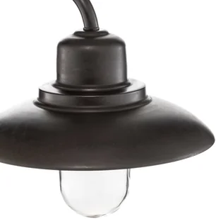 MORETTI LUCE Kinkiet zewnętrzny Patio mosiądz antyczny, szkło - Lampy ogrodowe - miniaturka - grafika 2