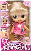 Lalki dla dziewczynek - Bayer Lalka City Girl 31cm z dźwiękiem 93221AA - miniaturka - grafika 1