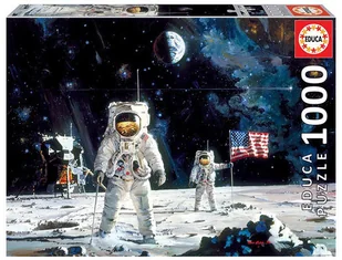 Educa 1000 elementów Pierwszy człowiek na księżycu - Puzzle - miniaturka - grafika 3