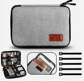 Akcesoria turystyczne - Organizer Na Kable Etui Podróżne Torba Pokrowiec - miniaturka - grafika 1