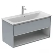 Szafki łazienkowe - Ideal Standard Connect Air Szafka pod umywalkę 100x51,7x44 cm jasnoszara/biała mat E0828EQ - miniaturka - grafika 1