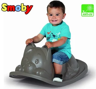 Smoby Huśtawka-bujak Kotek szary 7600830105 - Zabawki na biegunach - miniaturka - grafika 7
