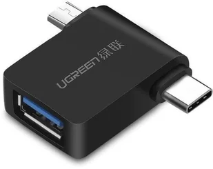 UGREEN UGREEN Adapter UGREEN 30453 (USB 2.0 typu A - USB typu C ; kolor czarny) 2_223233 - Adaptery i przejściówki - miniaturka - grafika 3
