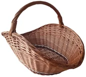 Akcesoria kominkowe - Koszyk wiklinowy na drewno NICEA - miniaturka - grafika 1