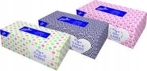 Linteo CHUSTECZKI higieniczne, białe, dwuwarstwowe, papierowe pudełko (box), 2 - Chusteczki nawilżane - miniaturka - grafika 2