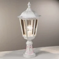 Lampy ogrodowe - ORION Słupek oświetleniowy Puchberg biało-złota - miniaturka - grafika 1