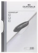 Teczki i skoroszyty - Durable Skoroszyt zaciskowy A4/30k biały Swingclip - miniaturka - grafika 1