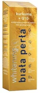 Pasty do zębów - Biała Perła BIAŁA PERŁA Whitening Kurkuma + Q10 wybielająca pasta do zębów o działaniu antybakteryjnym 75ml - miniaturka - grafika 1