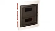 Rozdzielnie elektryczne - elettrocanali Rozdzielnica modułowa 2x12 podtynkowa drzwi transp seria 630B IP40 320x388x80 biała EC63024B EC63024B - miniaturka - grafika 1