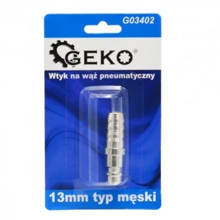 GEKO Wtyk na wąż pneumatyczny 13 mm typ męski 3143 G03402 - Akcesoria pneumatyczne - miniaturka - grafika 4