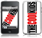 Akcesoria do MP3 - Apple MusicSkins MusicSkins The Cool Kids - logo do iPod touch (2/3. generacji) MS-COOL10004 - miniaturka - grafika 1