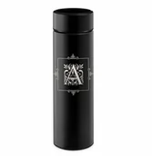 Kubki termiczne - Murrano Kubek termiczny Termos z wyświetlaczem LED grawer inicjał dla niej n KUB-E-BK-033 - miniaturka - grafika 1