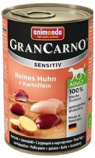 Animonda Gran Carno Sensitiv Kurczak + ziemniaki 400g 12314 - Mokra karma dla psów - miniaturka - grafika 3