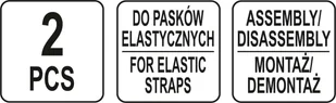 Yato ZESTAW DO OBSŁUGI PASKÓW ELASTYCZNYCH WIELOROWKOWYCH 2 SZTUKI - Narzędzia warsztatowe - miniaturka - grafika 4