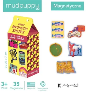 Mudpuppy drewniane magnesy Andy Warhol - Układanki dla dzieci - miniaturka - grafika 3
