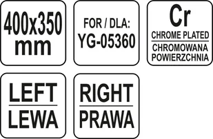 YATO PÓŁKA ZAPASOWA DO WITRYNY 400*350 YG-05418 - Akcesoria gastronomiczne - miniaturka - grafika 3