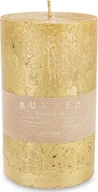 Świece - Art Pol Pol Pl Złoty Świeca Rustic Metalic Walec Duży 143624 - miniaturka - grafika 1