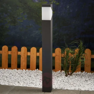 Lampenwelt Aluminiowy LED słupek oświetleniowy Kiran - Lampy ogrodowe - miniaturka - grafika 4