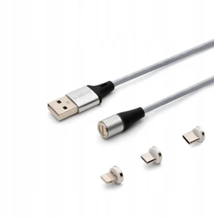 Savio Kabel USB USB Typ C Micro Lighting CL-156 2 m - Kable USB - miniaturka - grafika 2