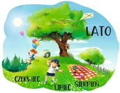 Pomoce naukowe - Lato - 4 pory roku z opisem ZB044 - miniaturka - grafika 1