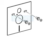 Stelaże i zestawy podtynkowe do WC - Geberit Zestaw do izolacji akustycznej Do kompaktu WC i bidetu biały 156.050.00.1 - miniaturka - grafika 1