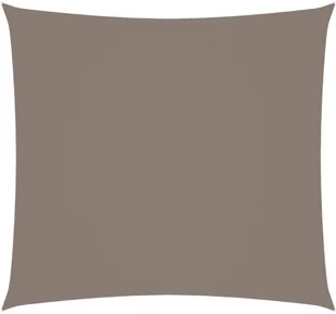 vidaXL Żagiel ogrodowy, tkanina Oxford, kwadratowy, 7x7 m, taupe vidaXL - Parasole ogrodowe - miniaturka - grafika 2