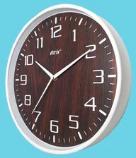 Atrix Zegar ścienny biały drewniana tarcza #3 ATE2015WD3 - Zegary - miniaturka - grafika 3