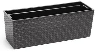 Lamela Begonia Rattan 19x56h19,5cm grafit - Kwietniki - miniaturka - grafika 2