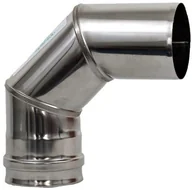 Kominy i akcesoria - Spiroflex Kolano NIERDZEWNE 80MM 90 - miniaturka - grafika 1