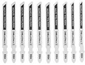 Brzeszczoty - TROTEC Zestaw brzeszczotów do wyrzynarki do metalu, 10-częściowy - miniaturka - grafika 1