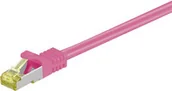 Kable miedziane - MicroConnect MicroConnect CAT 7 S/FTP RJ45 PINK 1.5m SFTP7015PI - miniaturka - grafika 1