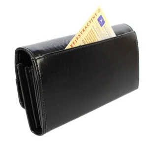 Wilmar (PL) Portfel Damski (PL) Suwak 16 cm Skóra Włoska WZÓR 1 - Portfele - miniaturka - grafika 9