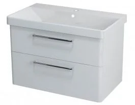 Sapho THEIA szafka umywalkowa 76,4x50x44,2cm, 2 szuflady, biała TH080 - Szafki łazienkowe Sapho THEIA szafka umywalkowa 76,4x50x44,2cm, 2 szuflady, biała TH080 - Szafki łazienkowe - miniaturka - grafika 1