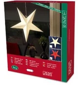 Sprzęt do nurkowania - Konstsmide 2964  500 gwiazda papierowa w kolorze czerwonym, 70 x 70 cm/do użytku wewnątrz pomieszczeń (IP )/230 V/wewnętrznych bez źródeł światła/z kablem/wył./białe 2964-500 - miniaturka - grafika 1