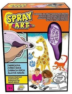 Gorilla Toys Spray Art., zestaw starowy Zwierzątka - Zabawki kreatywne - miniaturka - grafika 3
