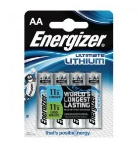 Energizer 4 x bateria foto litowa L91 Ultimate Lithium R6 AA - Baterie i akcesoria - miniaturka - grafika 3