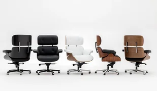 Fotel biurowy, krzesło biurowe King Home Fotel biurowy LOUNGE GUBERNATOR czarny heban skóra naturalna podstawa czarna T044.OFFICE.BL.EBONY - Fotele i krzesła biurowe - miniaturka - grafika 12