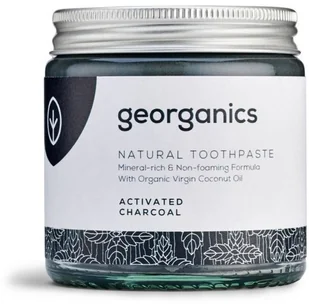 Georganics Georganics Mineralna pasta do zębów w słoiku Activated Charcoal 120ml GEO00111 - Pasty do zębów - miniaturka - grafika 2