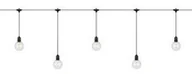 Lampy ogrodowe - Markslojd girlanda zewnętrzna LED Garden24 Deco Light Chain 10L 10x(2,9W 190lm 2700K) 7,5m 108021 - miniaturka - grafika 1