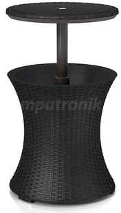 KETER Pojemnik na lód Polirattan Antracyt 17194548 17194548 - Stoły ogrodowe - miniaturka - grafika 4