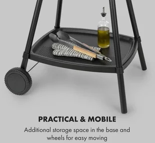 Grill elektryczny Klarstein FRY2-GatsbyG-BL - Grille elektryczne Grill elektryczny Klarstein FRY2-GatsbyG-BL - Grille elektryczne - miniaturka - grafika 7