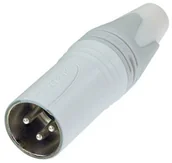 Inne akcesoria audio-wideo - Neutrik Neutrik NC3MXX-WT - XLR Connector 3 Pin male, white - miniaturka - grafika 1