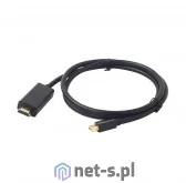 Gembird Kabel CC-mDP-HDMI-6 (Mini DisplayPort M - HDMI M; 1,8m; kolor czarny) 2_207665 - Kable komputerowe i do monitorów - miniaturka - grafika 2