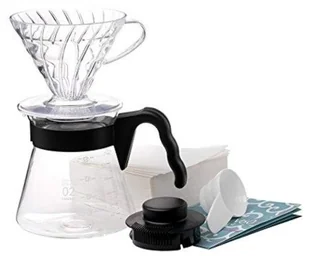 Hario zestaw V60 Pour Over Kit - drip + serwer + filtry VCSD-02B-EX - Pozostałe akcesoria kuchenne - miniaturka - grafika 3